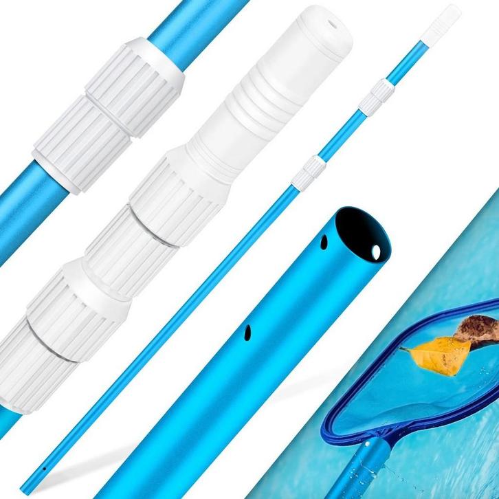 Telescopische stang voor Zwembadnet - Verstelbaar 1,20m-3,60, Tuin en Terras, Overige Tuin en Terras, Verzenden