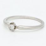 Bague Platine Diamant (Naturelle) - Solitaire, Handtassen en Accessoires, Ringen, Nieuw