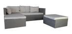 Loungeset loveseat grijs 4 persoons, Tuin en Terras, Ophalen of Verzenden, Nieuw, Bank, Loungeset