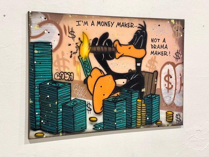 Okyes (1987) - I’m a Money Maker, Not a Drama Maker - XL, Antiek en Kunst, Kunst | Schilderijen | Modern