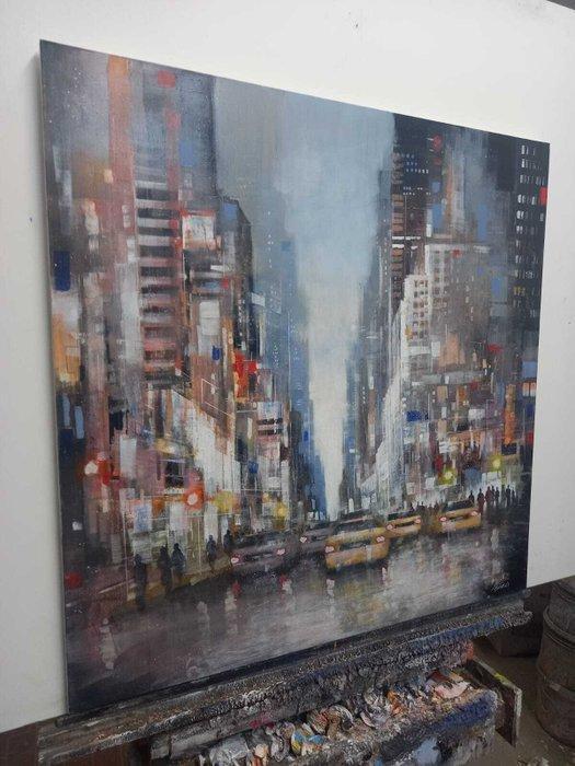 Paolo Fedeli - Paesaggio urbano, Antiek en Kunst, Kunst | Schilderijen | Modern