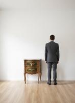 Table de chevet - Bois, Bronze, Marbre - Ancien Comoncino