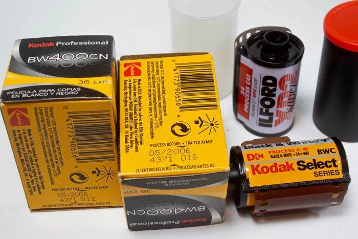 Fuji, Kodak, Agfa, Ilford 13x film Bianco & Nero 35mm, Audio, Tv en Foto, Fotocamera's Analoog