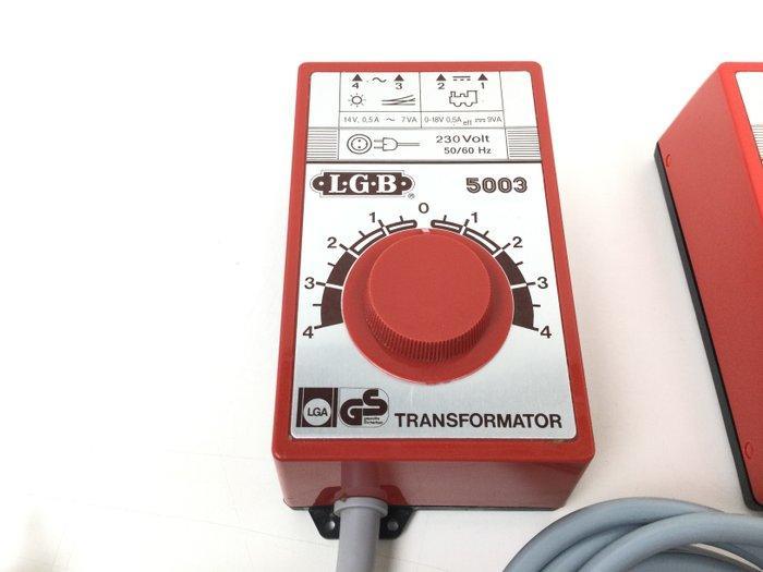 LGB G - 5003 - Omvormer (2) - Twee regelbare transformatoren, Hobby en Vrije tijd, Modeltreinen | Overige schalen