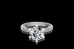 Ring - 14 karaat Witgoud - 2.58ct. tw. Diamant (Lab-grown)