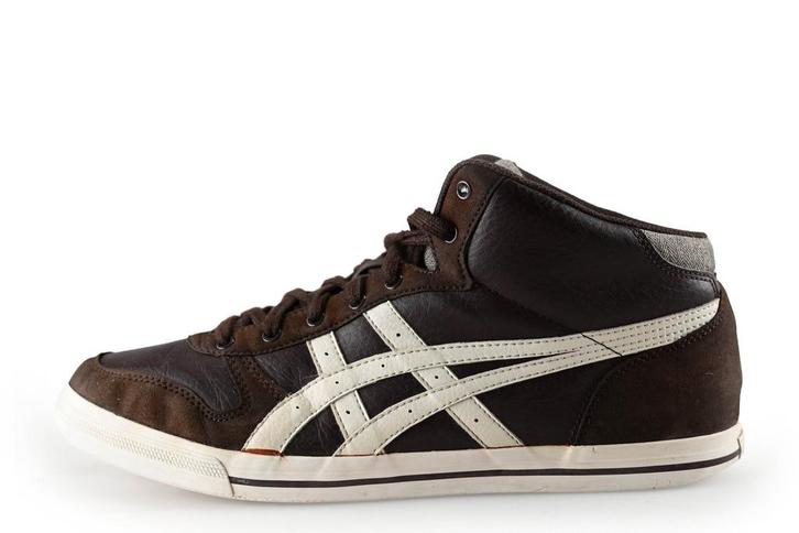Onitsuka Tiger Hoge sneakers in maat 45 Bruin | 5% extra, Kleding | Heren, Schoenen, Bruin, Zo goed als nieuw, Sneakers, Verzenden