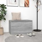 vidaXL Halbankje 80x40x45 cm bewerkt hout grijs sonoma, Huis en Inrichting, Verzenden, Nieuw