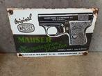 Mauser Werke A.G. - Mauser Enamel sign - Emaille bord -