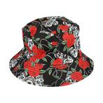 Bucket Hat Hoedje – Roos Schedel Print - Omkeerbaar – One, Kleding | Dames, Nieuw
