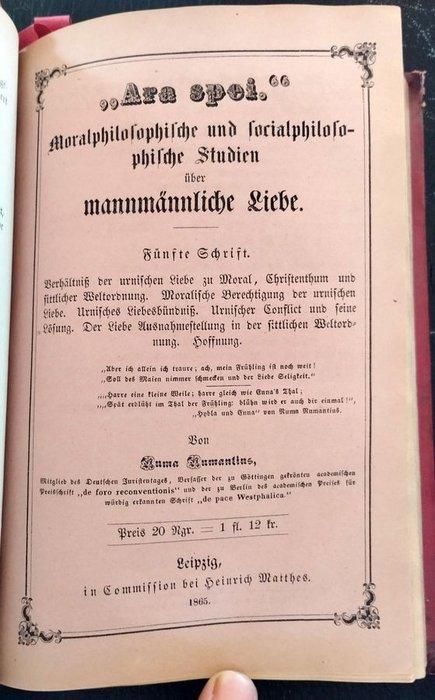 (Karl Heinrich Ulrichs) - Forschungen über das Räthsel der, Antiek en Kunst, Antiek | Boeken en Manuscripten