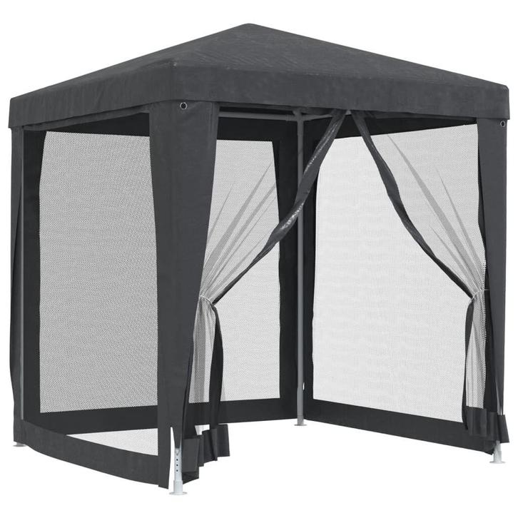 Partytent 2x2 Antraciet | Retour Deal | Ideaal voor Feest..., Tuin en Terras, Partytenten, Minder dan 4 meter, Minder dan 5 meter