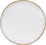 2dekans | Mica Decorations Ontbijtbord - Tabo - Wit - Ø20,5, Huis en Inrichting, Keuken | Servies, Ophalen of Verzenden, Nieuw
