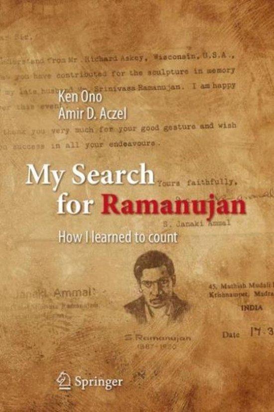 My Search for Ramanujan 9783319255668 Ken Ono, Boeken, Taal | Engels, Zo goed als nieuw, Verzenden