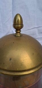 Pot - Koper - Doofpot rood/geel koper, Antiek en Kunst