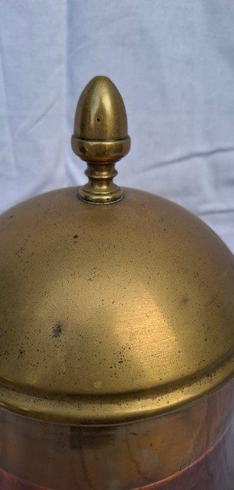 Pot - Koper - Doofpot rood/geel koper, Antiek en Kunst, Antiek | Overige Antiek