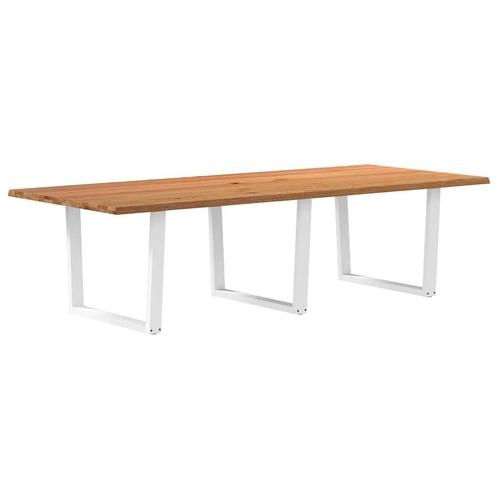 vidaXL Eettafel met natuurlijke rand 280x120x74 cm massief, Huis en Inrichting, Tafels | Eettafels, Nieuw, Verzenden