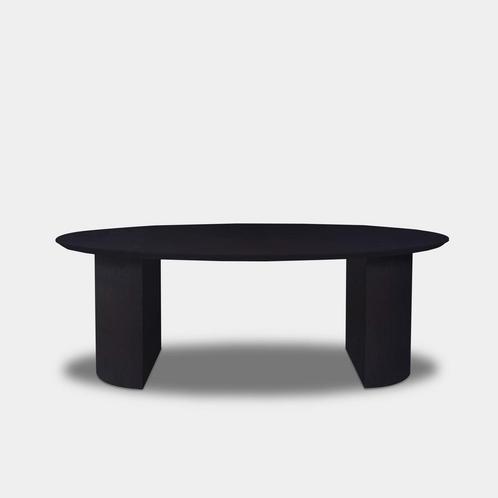 Tafel Ovaal Eikenhout - Half Rond - Donker Eiken, Huis en Inrichting, Tafels | Eettafels