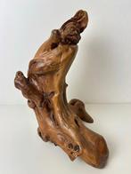 Japanse gesculpteerd Burl Root Wood jaren Meiji Era -