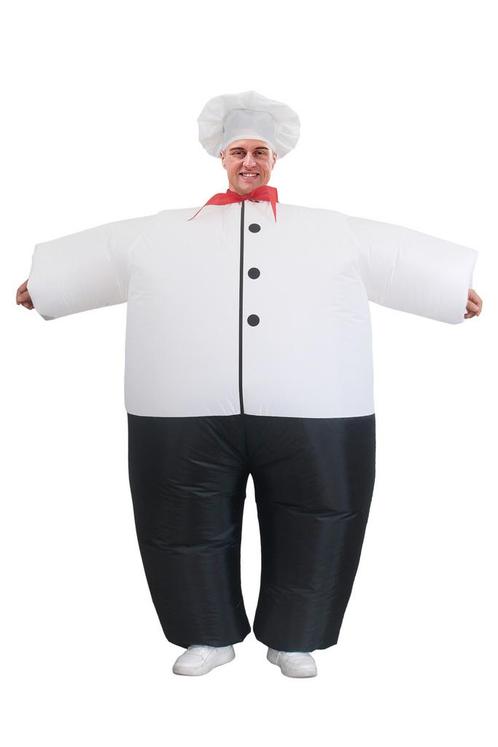 KIMU® Opblaas Kostuum Chefkok Opblaasbaar pak Kokspak Mascot, Vêtements | Hommes, Costumes de carnaval & Vêtements de fête, Enlèvement ou Envoi