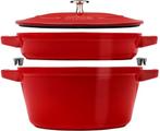 Sauspan Zwilling La Cocotte Rood Gietijzer Ø 24 cm, Verzenden, Nieuw