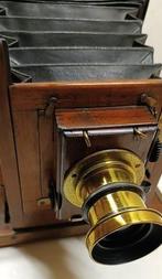 3M Antike Holzreisecamera mit Messingoptik u Rolloverschluss, TV, Hi-fi & Vidéo, Appareils photo analogiques