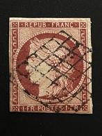Frankrijk - 1849 Cérès 6b donker karmozijnrood. - Yvert, Gestempeld
