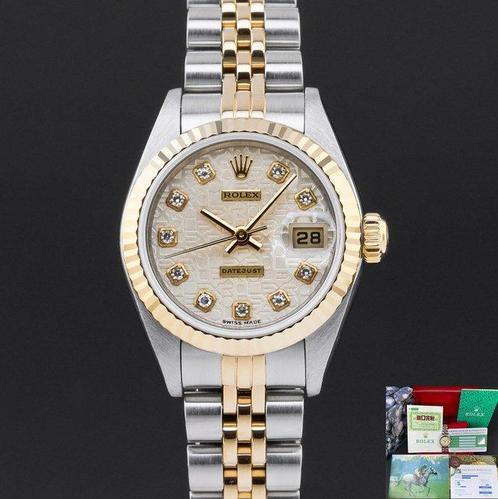 Rolex - Datejust Lady - 79173 - Dames - 2000, Handtassen en Accessoires, Horloges | Heren