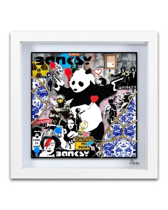Stéphanie Godann - Banksy Porcelain Fusion, Antiek en Kunst, Kunst | Designobjecten