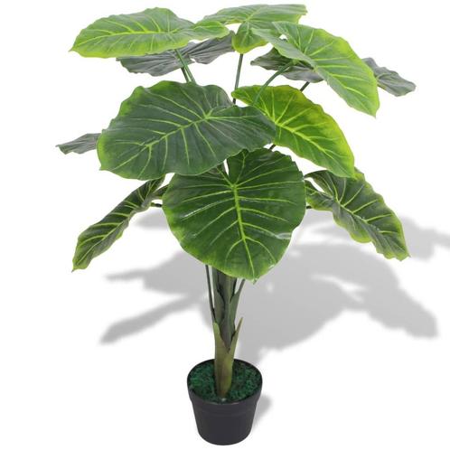 vidaXL Plante artificielle avec pot Taro 85 cm Vert, Huis en Inrichting, Woonaccessoires | Kunstplanten en Kunstbloemen, Verzenden