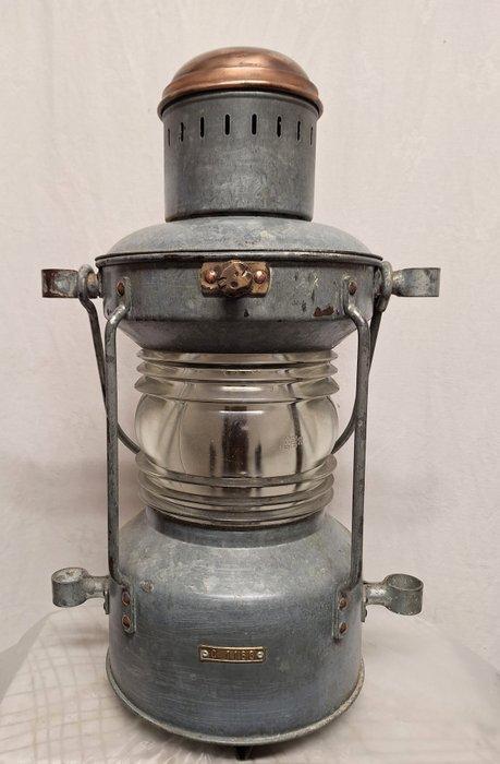 Navigation lamp, Ships lamp - Zink, Koper, Messing & Glas, Antiek en Kunst, Curiosa en Brocante