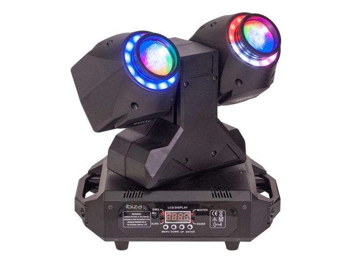 Ibiza Light MHBEAM60-FX Dubbele 2-in-1 Wash Beam Movinghead, Muziek en Instrumenten, Licht en Laser