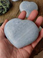 Unieke dikke edelsteen harten - Kambaba Jaspis & Blauwe, Verzamelen, Mineralen en Fossielen