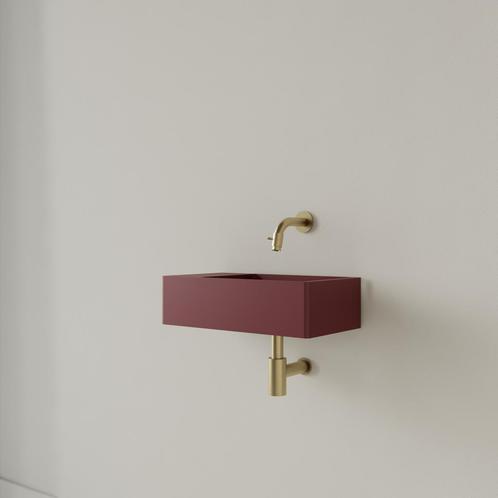 Fontein Gliss Design Freya Solid Marble 40x22x10 cm Zonder, Doe-het-zelf en Bouw, Sanitair, Overige typen, Nieuw, Ophalen of Verzenden