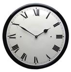 Emaille klok crème met zwarte rand, Verzamelen, Verzenden, Nieuw