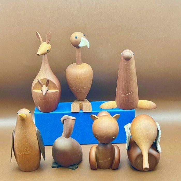 Senshukai  - Speelgoed meubels 7 Vintage wooden animals, Antiek en Kunst, Antiek | Meubels | Stoelen en Sofa's