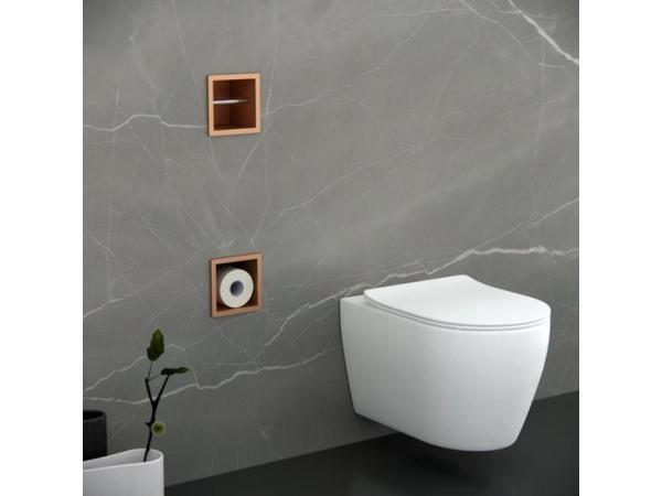 Veiling - Inbouw Reserve- en Toiletrolhouder – Geborsteld, Doe-het-zelf en Bouw, Sanitair