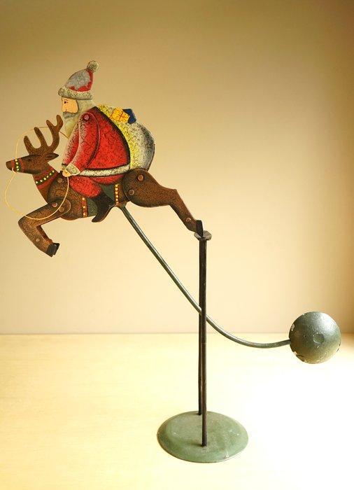 Falk Art - Jouet -Balance Toy, Santa Riding A Reindeer -, Diversen, Kerst