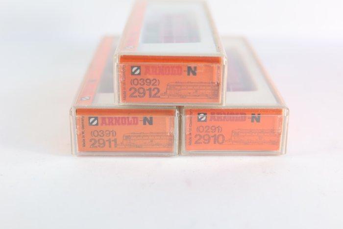Arnold N - 2910/2911/2912 - Modeltrein motorwagen (1) -, Hobby en Vrije tijd, Modeltreinen | N-Spoor