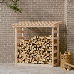 vidaXL Haardhoutrek 108x64,5x110 cm massief grenenhout, Tuin en Terras, Brandhout, Verzenden