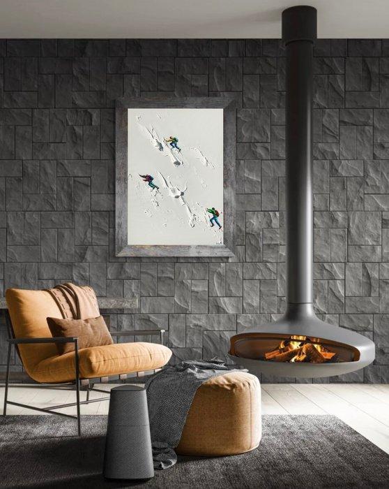 Taty Ur - Winter Ascent, Antiek en Kunst, Kunst | Schilderijen | Modern