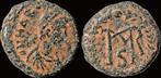 450-457ad Roman Marcian Ae nummus monogram in wreath Brons, Postzegels en Munten, Munten en Bankbiljetten | Verzamelingen, Verzenden