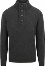 Barbour Trui Wol Patch Antraciet maat Maat 52/54 (L) Heren, Maat 52/54 (L), Barbour, Verzenden, Nieuw