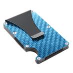 Aluminium Carbon Fiber Wallet - Portemonnee Portefeuille, Handtassen en Accessoires, Portemonnees, Nieuw, Verzenden