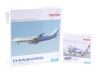 Schaal 1:500 Herpa 515108 Embraer ERJ-170 en Herpa 506182..., Ophalen of Verzenden, Gebruikt