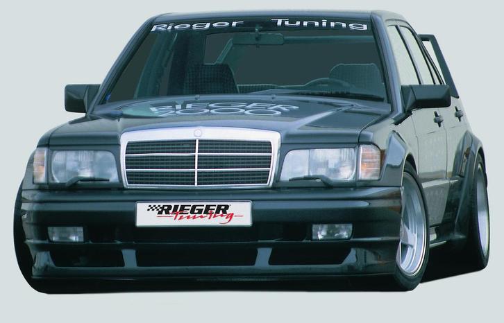 Rieger voorbumper | 190-Serie (W201) - Sedan | stuk ongespot, Auto-onderdelen, Carrosserie, Nieuw, Mercedes-Benz, Verzenden