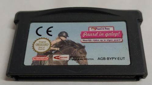 Paard en pony - Paard in galop losse cassette (Gameboy, Consoles de jeu & Jeux vidéo, Jeux | Nintendo Game Boy, Enlèvement ou Envoi