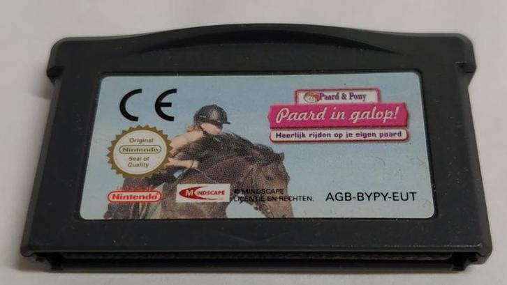 Paard en pony - Paard in galop losse cassette (Gameboy, Games en Spelcomputers, Games | Nintendo Game Boy, Ophalen of Verzenden