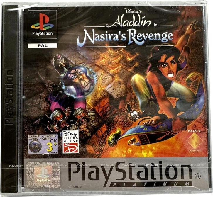 Disneys Aladdin in Nasiras Revenge-Platinum (PlayStation, Games en Spelcomputers, Games | Sony PlayStation 1, Ophalen of Verzenden