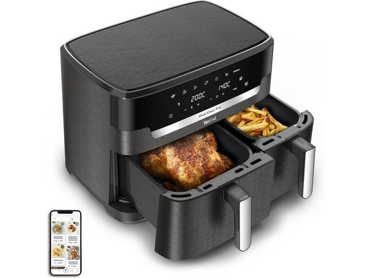 Tefal Easy Fry Dual XXL EY942H - Dubbele heteluchtfriteuse -, Electroménager, Friteuses à air, Envoi