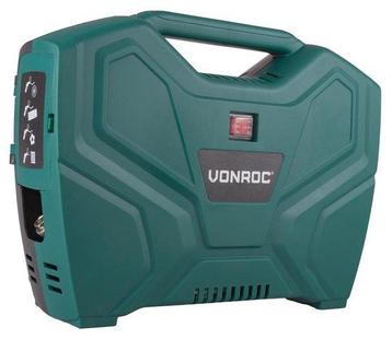 VONROC Draagbare Compressor – 1100W – 8 bar – Olievrij – 180 beschikbaar voor biedingen